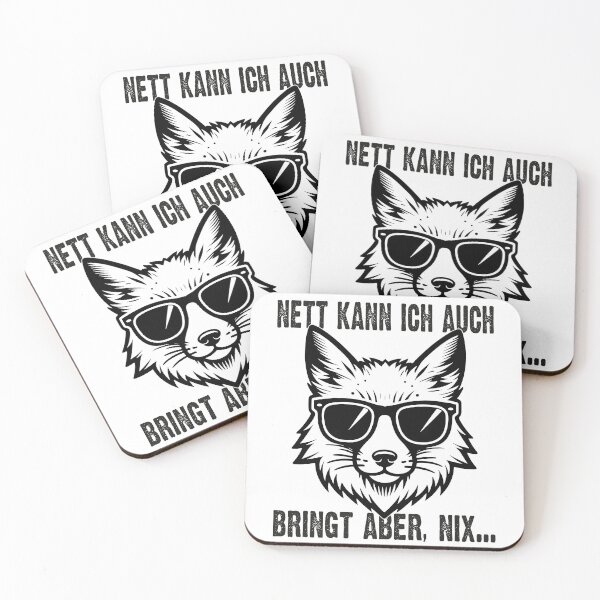 Item preview, Nett Kann Ich Auch Bringt Aber , Nix  - Cooles Fuchs  - Lustiges Zitat  designed and sold by Smix Pixels.