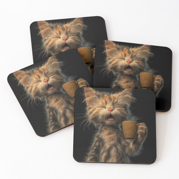 Item preview, Grumpy Kitten , Good Morning, 1st Coffee of the day. designed and sold by Shoot-The-Moon.