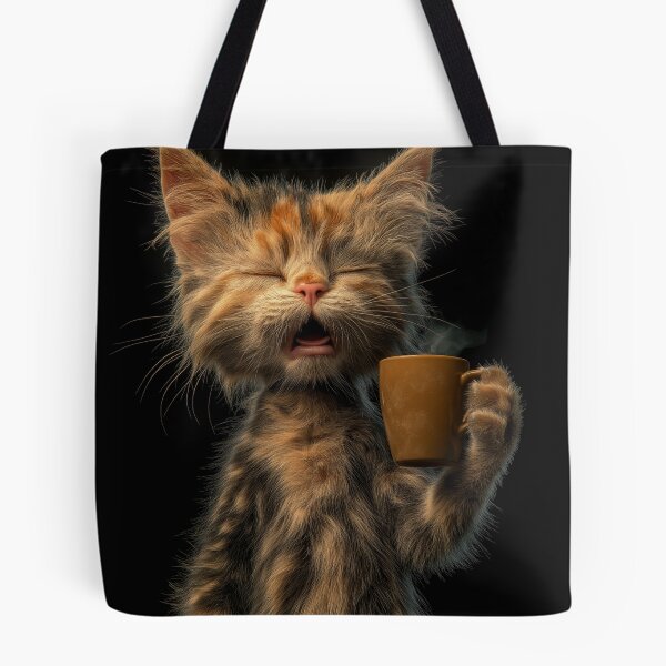 Item preview, Grumpy Kitten , Good Morning, 1st Coffee of the day. designed and sold by Shoot-The-Moon.