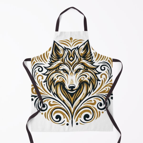 Item preview, Golden Wolf: Tribal Majesty designed and sold by pommyyark.