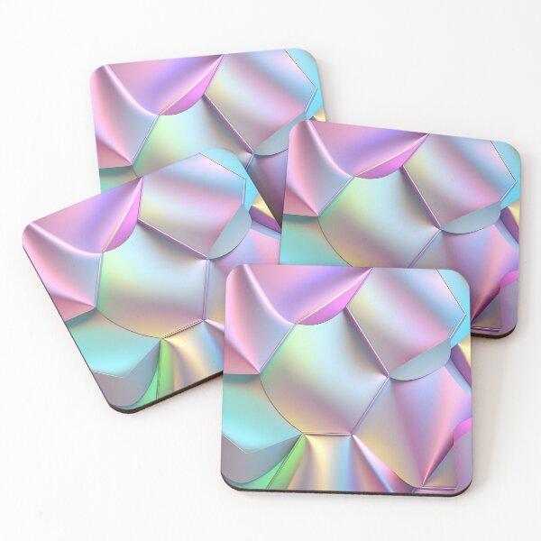 Item preview, Holographic neon crumpled background. Gradient designed and sold by anytka.