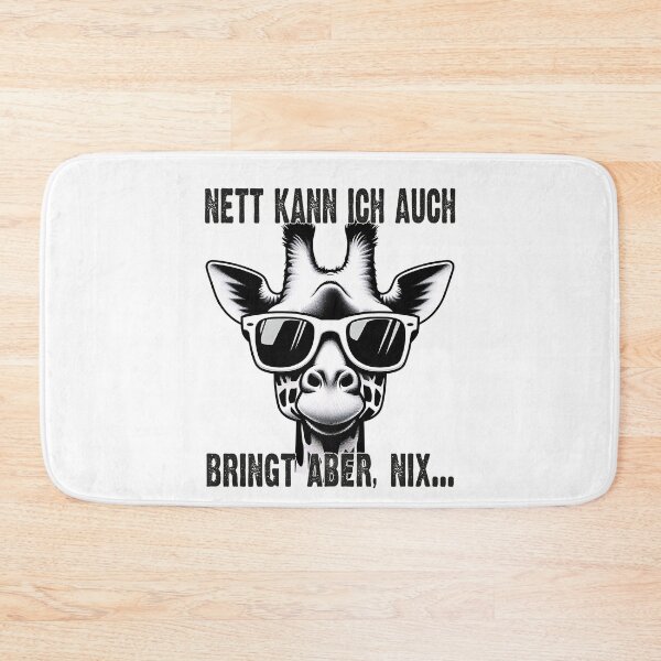 Item preview, Nett Kann Ich Auch Bringt Aber , Nix  - Cooles Giraffe - Lustiges Zitat  designed and sold by Smix Pixels.