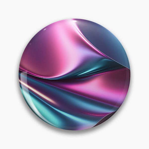 Item preview, Holographic neon curved wave in motion. Rainbow wallpaper background. Holographic gradient designed and sold by anytka.