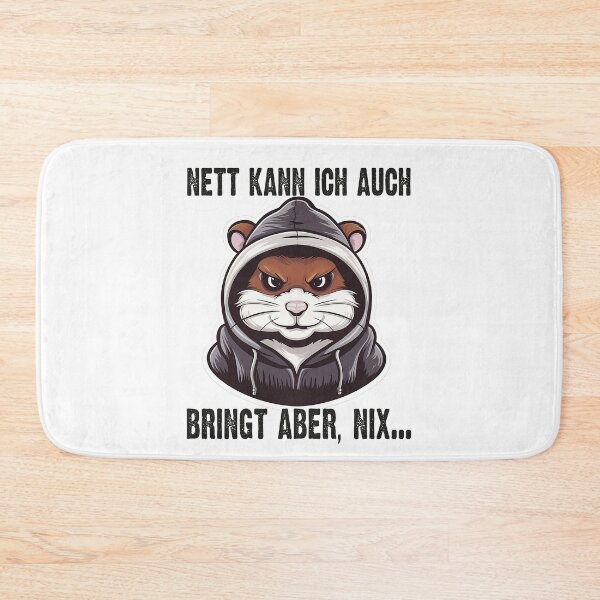 Item preview, Nett Kann Ich Auch Bringt Aber , Nix  - Cooles Hamster - Lustiges Zitat  designed and sold by Smix Pixels.