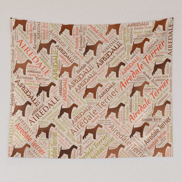 Item preview, Airedale Terrier Word Art designed and sold by k9printart.