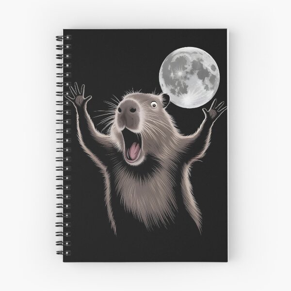 Item preview, Funny Capybara Moon Meme designed and sold by HeadTurningArt.