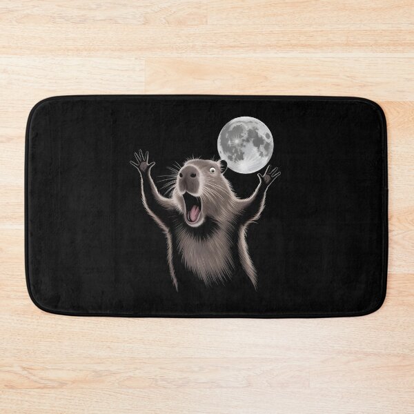 Item preview, Funny Capybara Moon Meme designed and sold by HeadTurningArt.