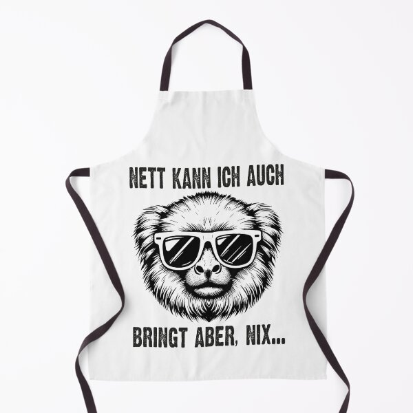 Item preview, Nett Kann Ich Auch Bringt Aber , Nix  - Cooles Marmoset  - Lustiges Zitat  designed and sold by Smix Pixels.