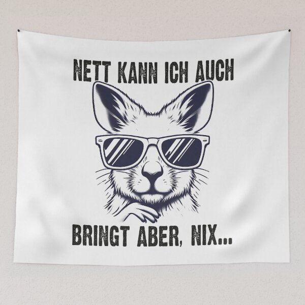 Item preview, Nett Kann Ich Auch Bringt Aber , Nix  - Cooles Marsupial - Lustiges Zitat  designed and sold by Smix Pixels.