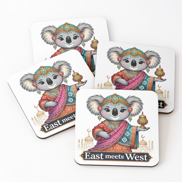 Item preview, Koala in Fusion Outfit with Cultural Icons designed and sold by Koalangel.