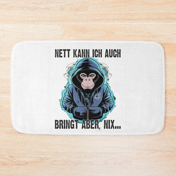 Item preview, Nett Kann Ich Auch Bringt Aber , Nix  - Cooles Affe - Lustiges Zitat  designed and sold by Smix Pixels.