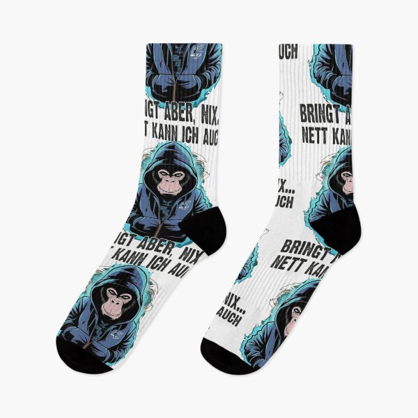 Item preview, Nett Kann Ich Auch Bringt Aber , Nix  - Cooles Affe - Lustiges Zitat  designed and sold by Smix Pixels.