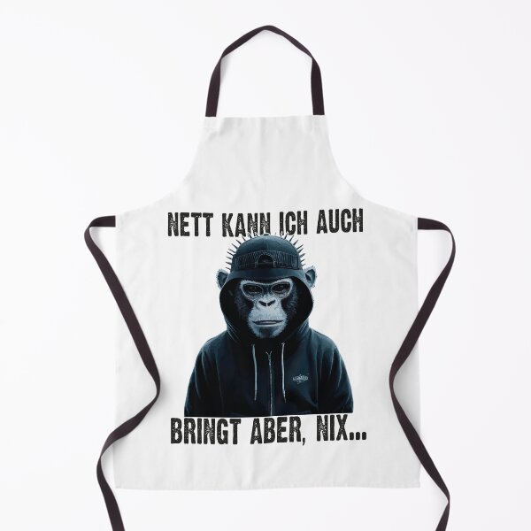 Item preview, Nett Kann Ich Auch Bringt Aber , Nix - Cooles Affe - Lustiges Zitat  designed and sold by Smix Pixels.