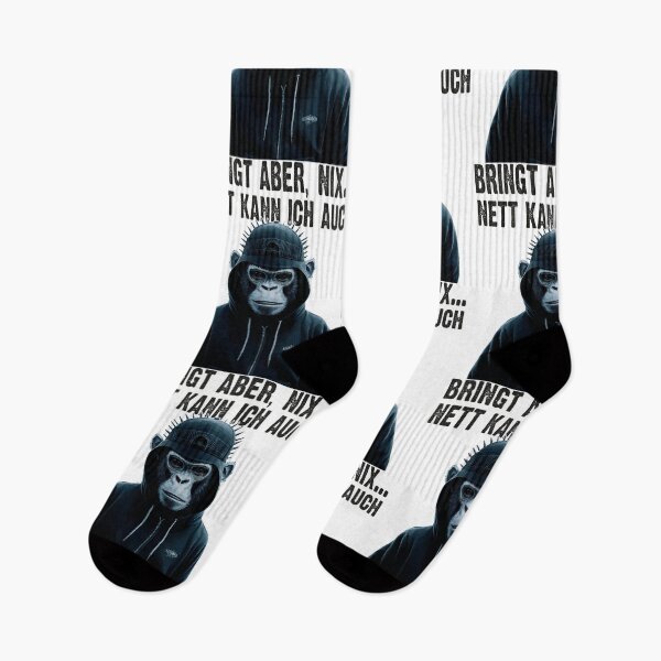 Item preview, Nett Kann Ich Auch Bringt Aber , Nix - Cooles Affe - Lustiges Zitat  designed and sold by Smix Pixels.