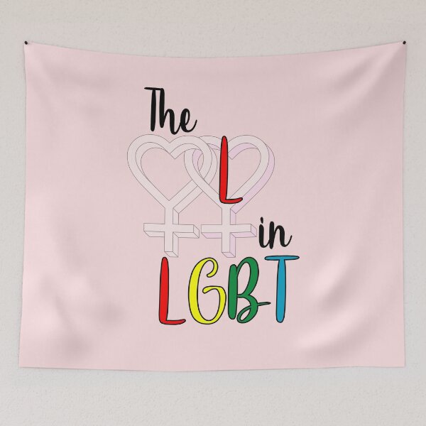 Item preview, The L in LGBT designed and sold by BELLOBORDO.