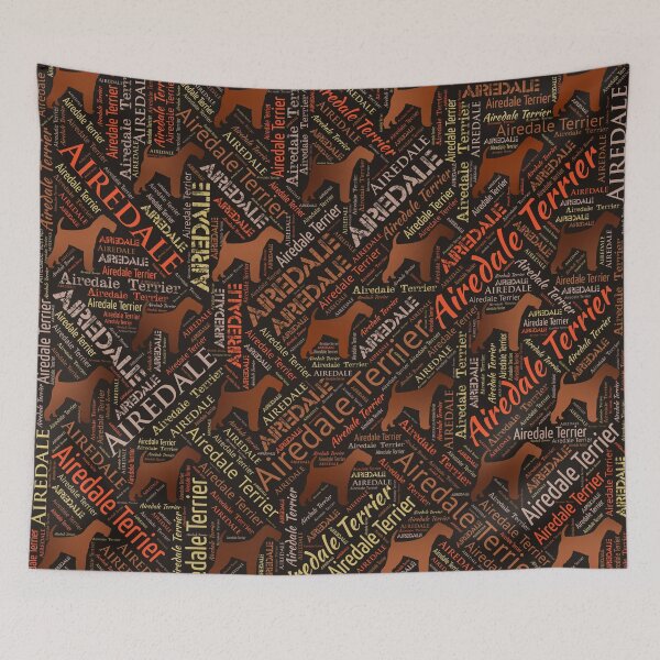 Item preview, Airedale Terrier Word Art designed and sold by k9printart.