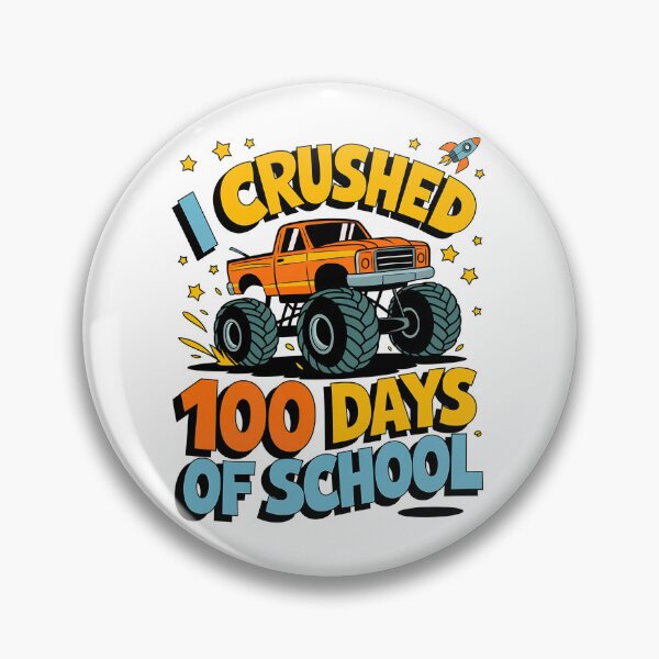 Item preview, I Crushed 100 Days of School designed and sold by TheWizArt.