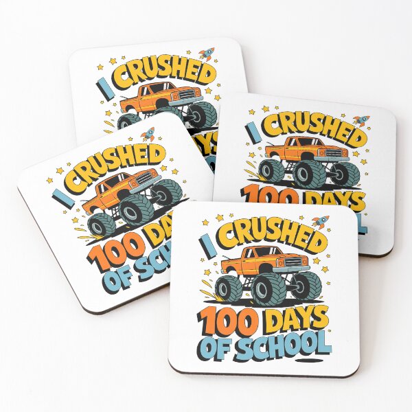 Item preview, I Crushed 100 Days of School designed and sold by TheWizArt.