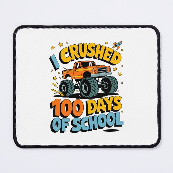 Item preview, I Crushed 100 Days of School designed and sold by TheWizArt.