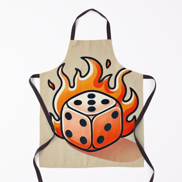 Item preview, Dice on Fire designed and sold by IskandarDesigns.