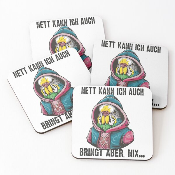 Item preview, Nett Kann Ich Auch Bringt Aber , Nix - Cooles Parakeet  - Lustiges Zitat  designed and sold by Smix Pixels.