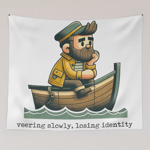 Item preview, Shipping forcast: veering slowly, losing identity designed and sold by goatboyjr.