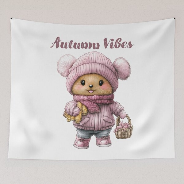 Item preview, Cozy Bear in Autumn designed and sold by BukkyStory.