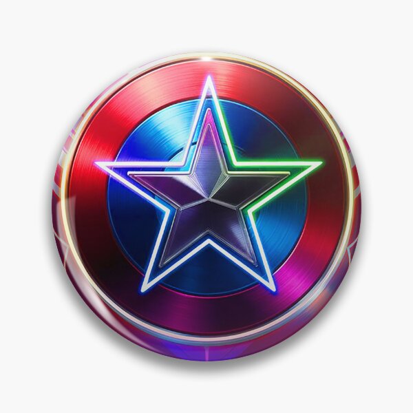 Item preview, Futuristic Neon Shield Design designed and sold by Ritik11.