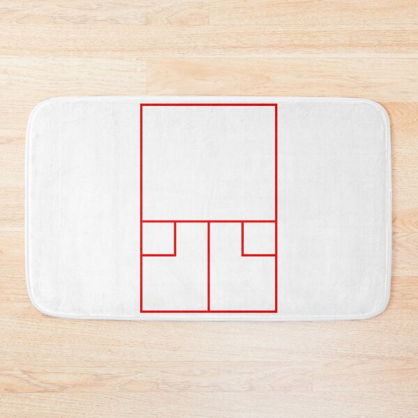 Item preview, Squash court outline sport game  designed and sold by goatboyjr.