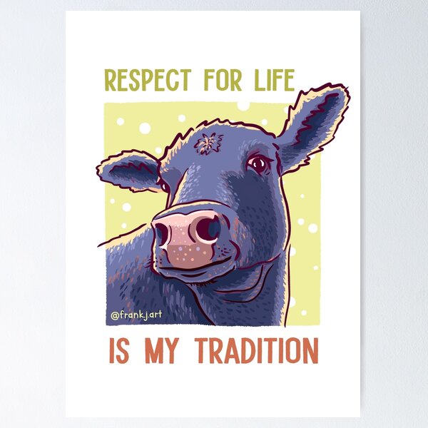 Item preview, Vegan Christmas - Cute Cow designed and sold by Frank J. Art.
