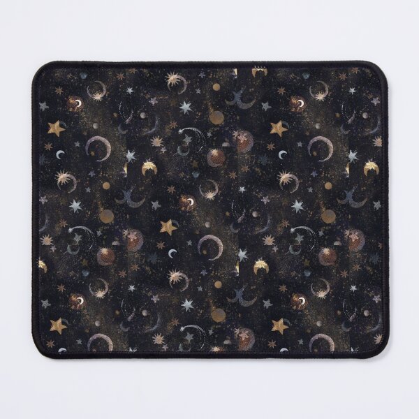 Item preview, dark brown stars and moon designed and sold by inthewitchelm.