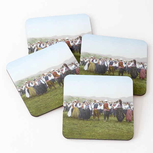 Item preview, Peasants dancing in Bosnia designed and sold by 19th Century in Color.