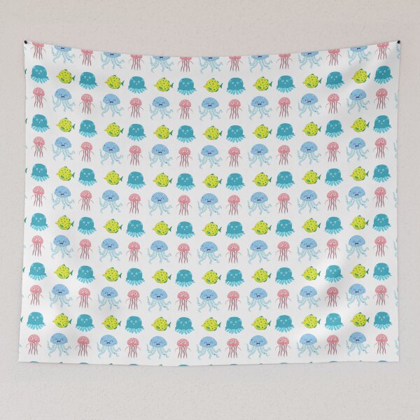 Item preview, Cute aquatic creatures, who are happy in freedom designed and sold by huape.