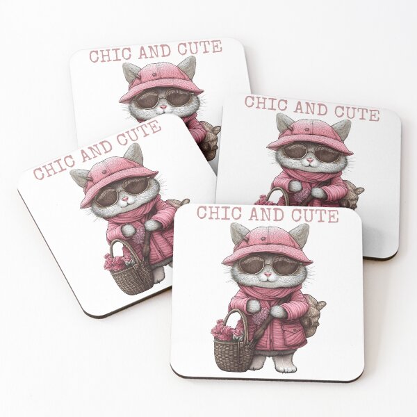 Item preview, Cute Cat Wearing Sunglasses designed and sold by BukkyStory.