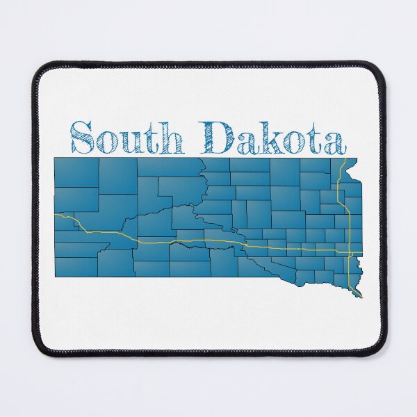Item preview, South Dakota Counties & Interstates designed and sold by PhilbonianDezin.