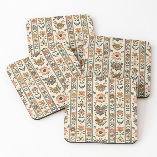 Item preview, Grandmillenial Floral Stripe designed and sold by darkskydelights.