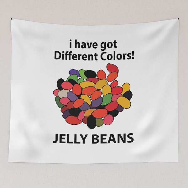 Item preview, Jelly Beans Colorful Funny Jelly Beans designed and sold by Nisha Prabhu.