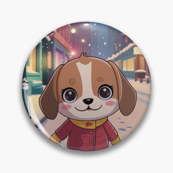 Item preview, Beagle Bliss in Winter Town designed and sold by NeatThingLover.