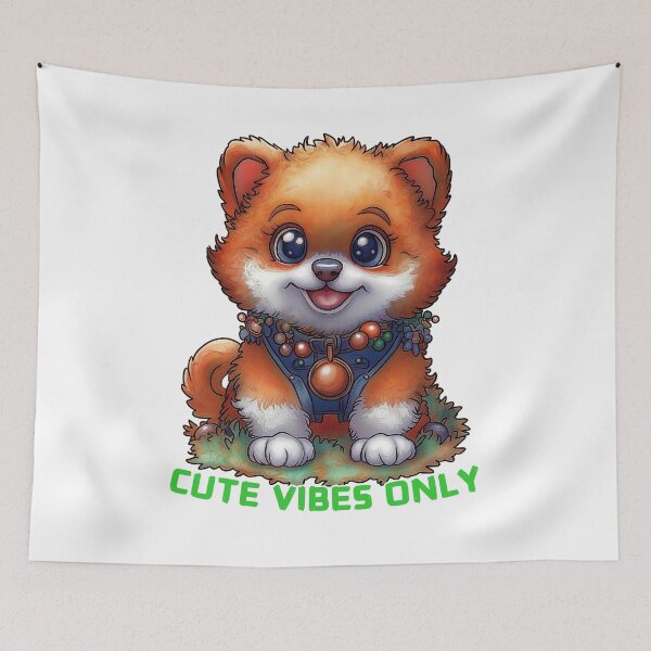 Item preview, Cute Vibes Only Puppy designed and sold by BukkyStory.