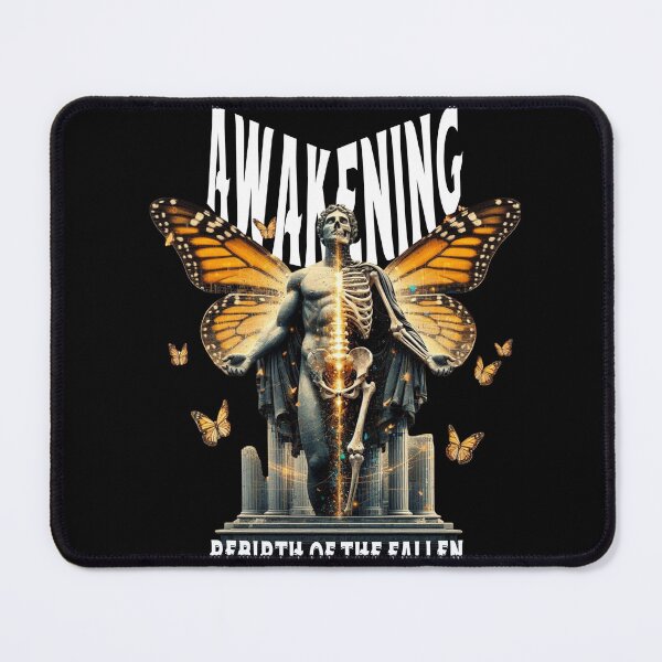 Item preview, wakening Desk Mat - Rebirth of the Fallen designed and sold by Glow8Tees.