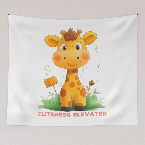 Item preview, Cuteness Elevated Giraffe designed and sold by BukkyStory.