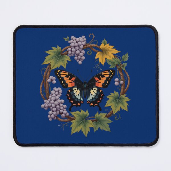 Item preview, Diana fritillary Butterfly Surrounded By Cynthiana Grape designed and sold by taiche.