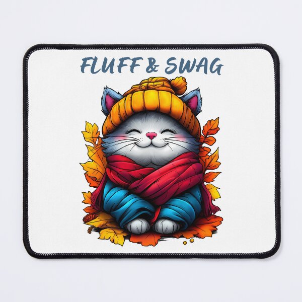 Item preview, Fluff & Swag Cat designed and sold by BukkyStory.