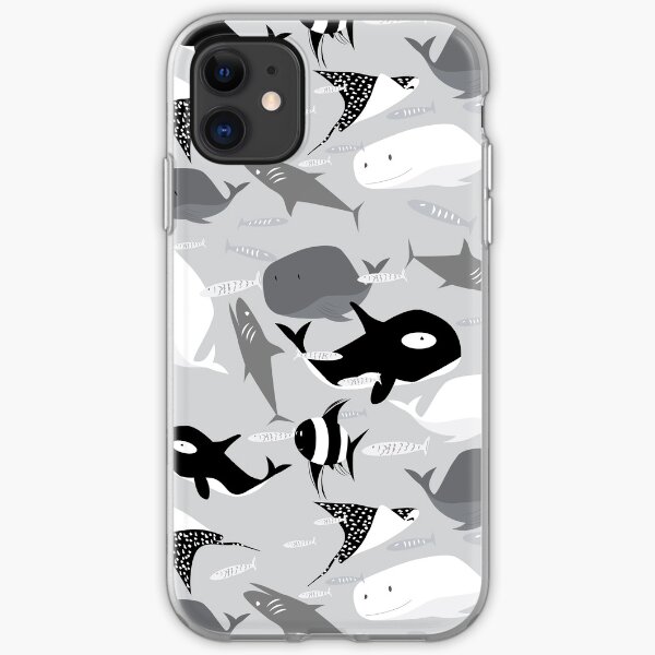 ocean creatures iPhone Soft Case
