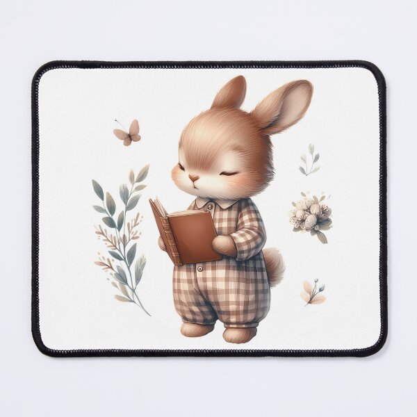 Item preview, A0614 Cozy Bedtime Rabbit – Adorable Sleepy Bunny Artwork, Perfect for Nurseries, Kids’ Rooms, or as a Heartwarming Gift designed and sold by angieart68.