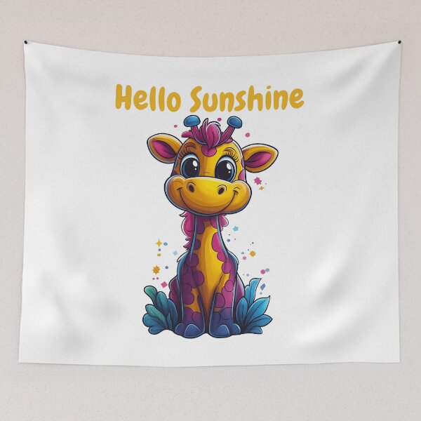 Item preview, Hello Sunshine Giraffe designed and sold by BukkyStory.