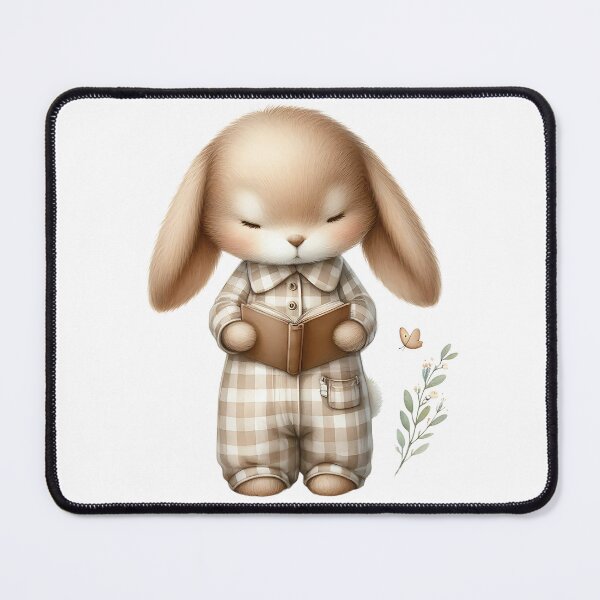 Item preview, A0614 Cozy Bedtime Rabbit – Adorable Sleepy Bunny Artwork, Perfect for Nurseries, Kids’ Rooms, or as a Heartwarming Gift designed and sold by angieart68.