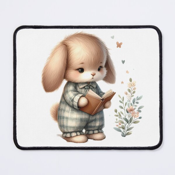 Item preview, A0614 Cozy Bedtime Rabbit – Adorable Sleepy Bunny Artwork, Perfect for Nurseries, Kids’ Rooms, or as a Heartwarming Gift designed and sold by angieart68.