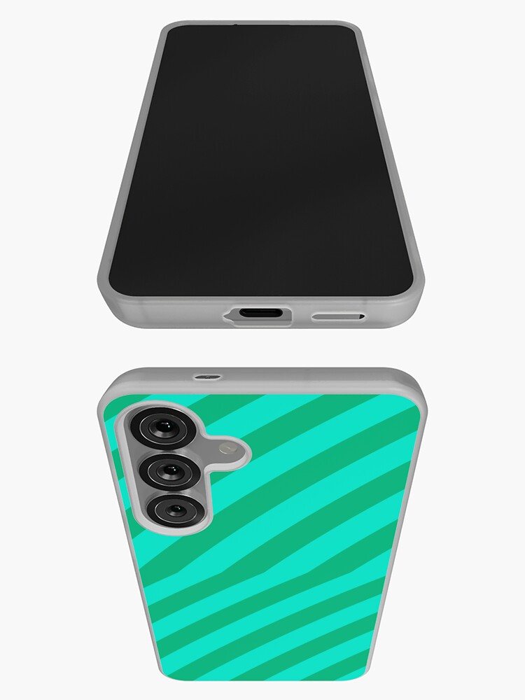Thumbnail 3 of 4, Samsung Galaxy Phone Case, Shades Of Green | Green & Mint designed and sold by K9ish.
