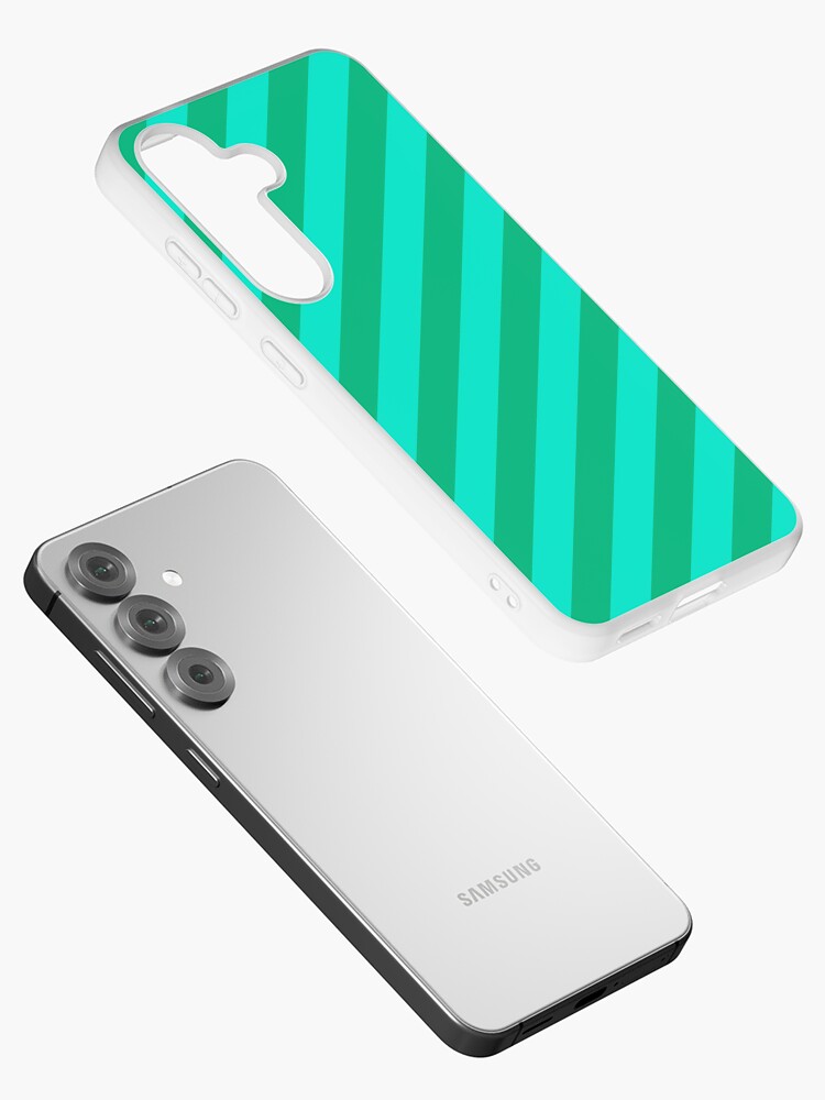 Thumbnail 2 of 4, Samsung Galaxy Phone Case, Shades Of Green | Green & Mint designed and sold by K9ish.